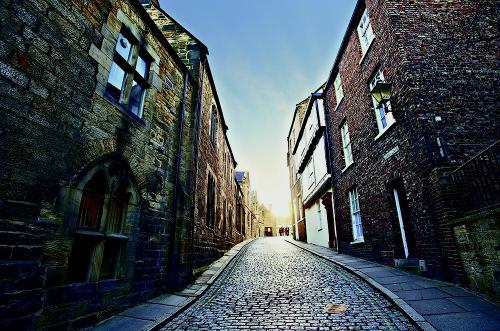 Cobbled street in Durham