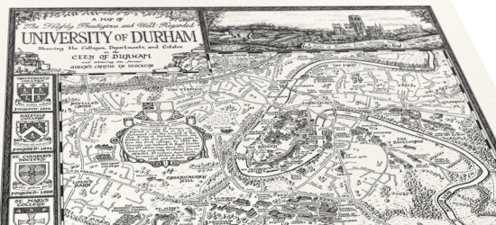 Map of Durham city