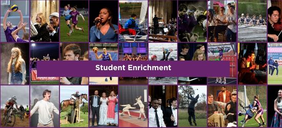 Collage of sports and performing arts groups