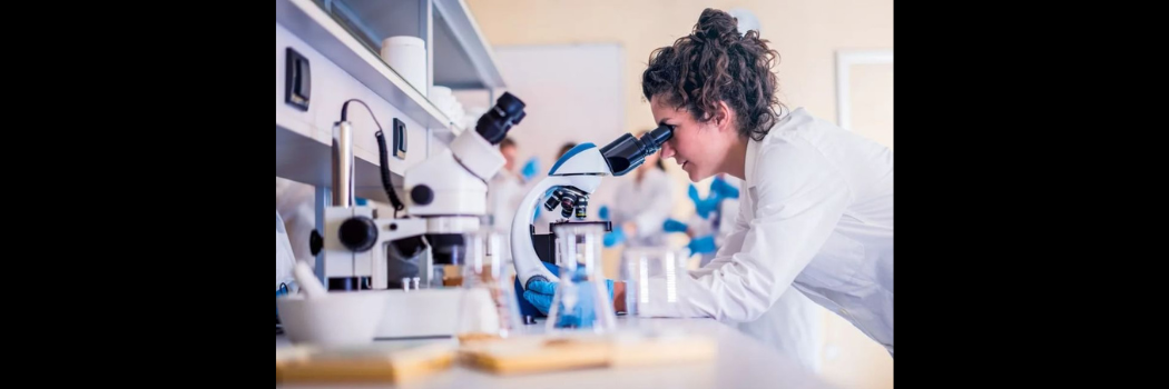 Researcher in a lab