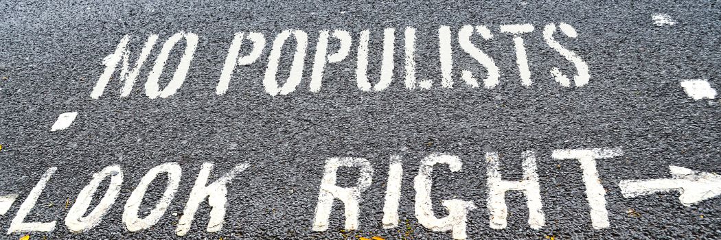 White road markings reading 