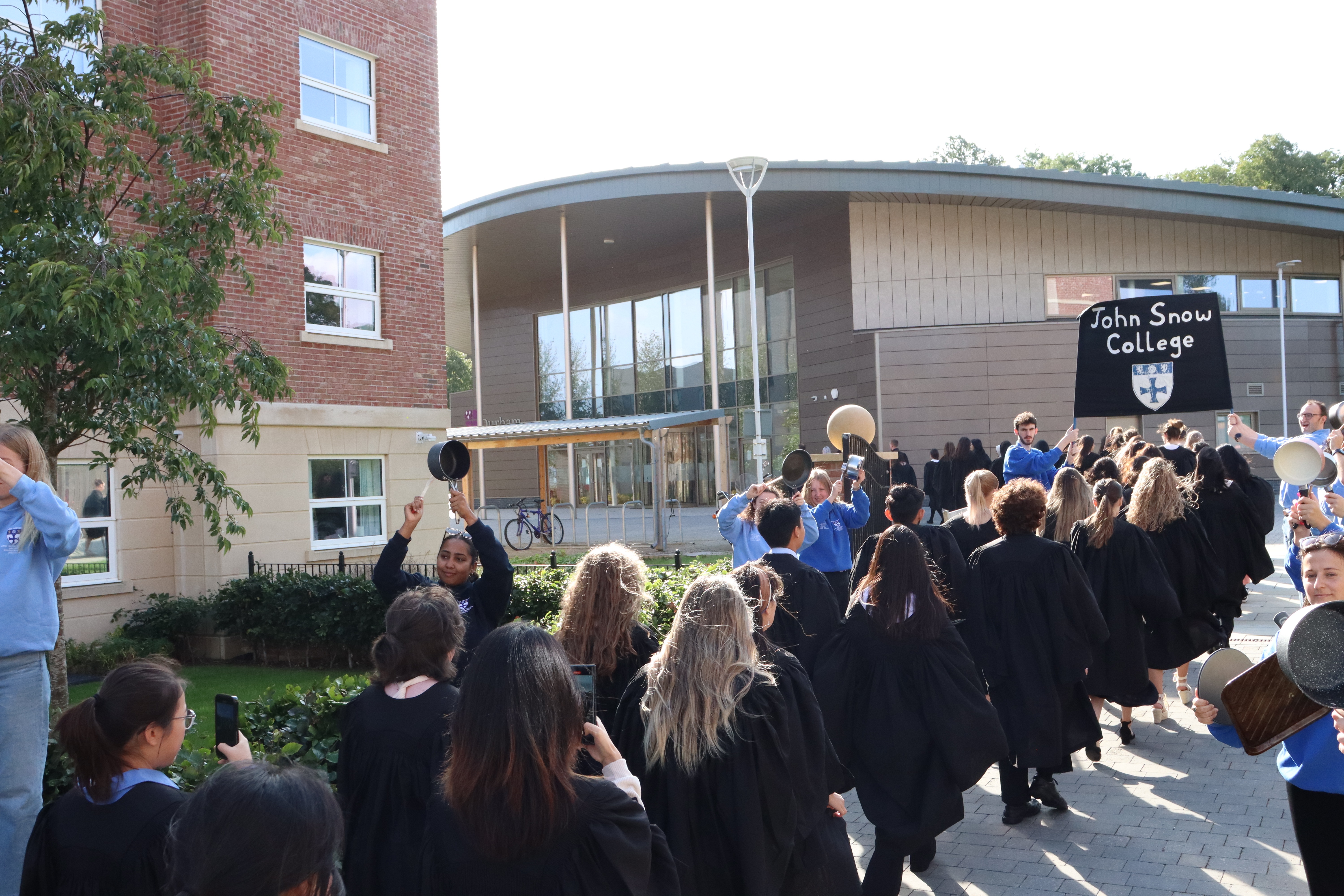 Students during their College Matriculation