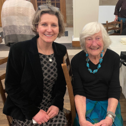 Assistant Principal Emma Gray with Lily Morgan