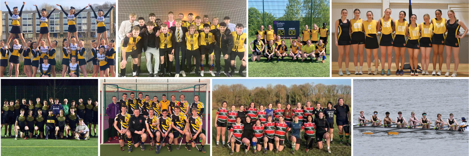 Van Mildert Sports Teams Collage