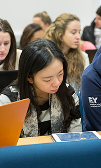 Students in a seminar