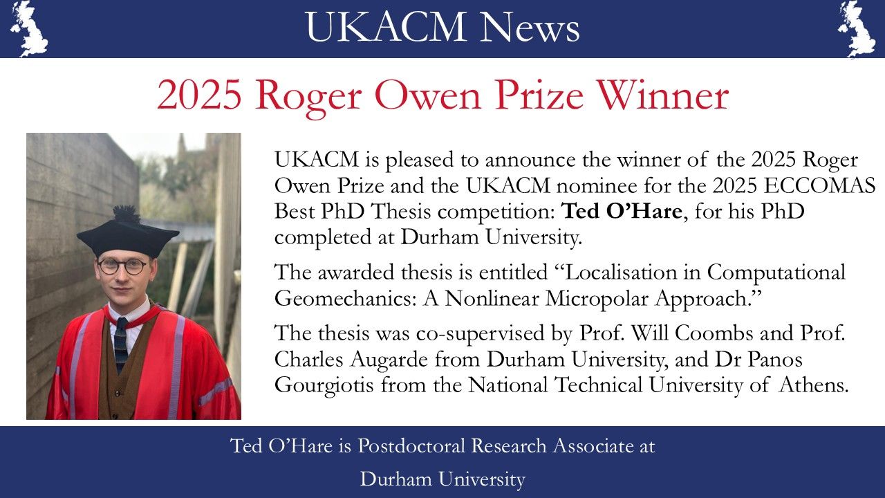 Ted O'Hare Roger Owen Prize
