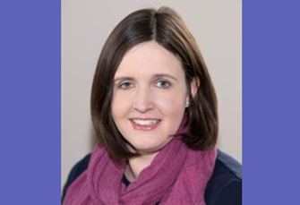 Dr Catherine Turner. Purple Border