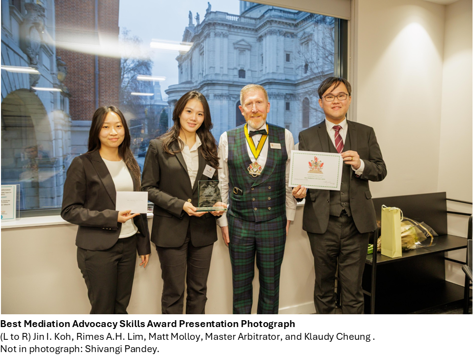 CAPTIONED Worshipful Company of Arbitrators Mediation Skills Competition