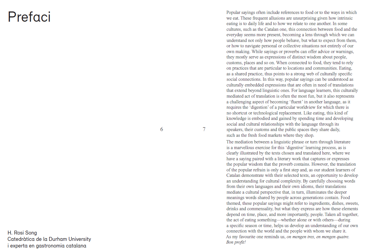 Preface by Prof Rosi Song