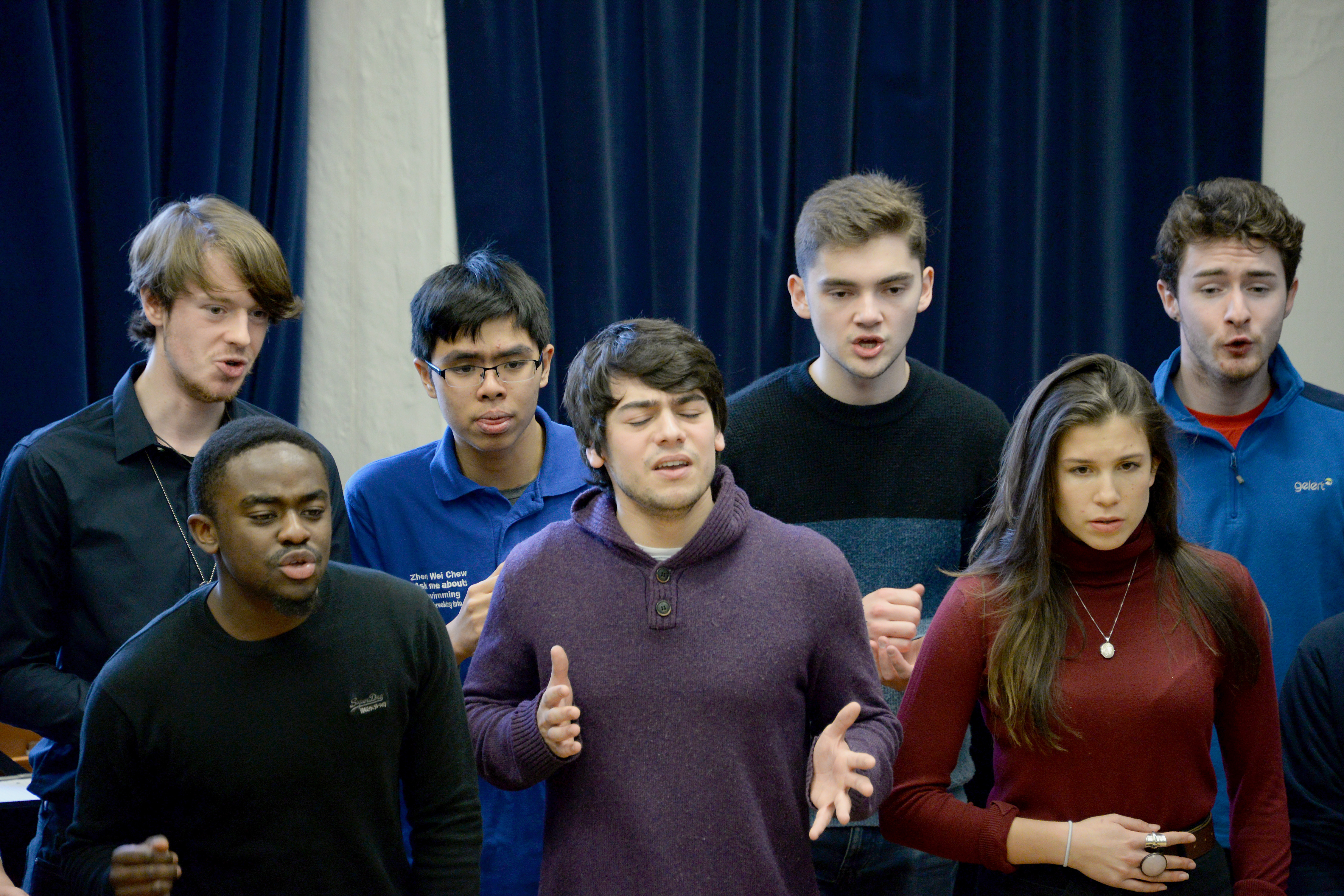 Music Students Singing Group