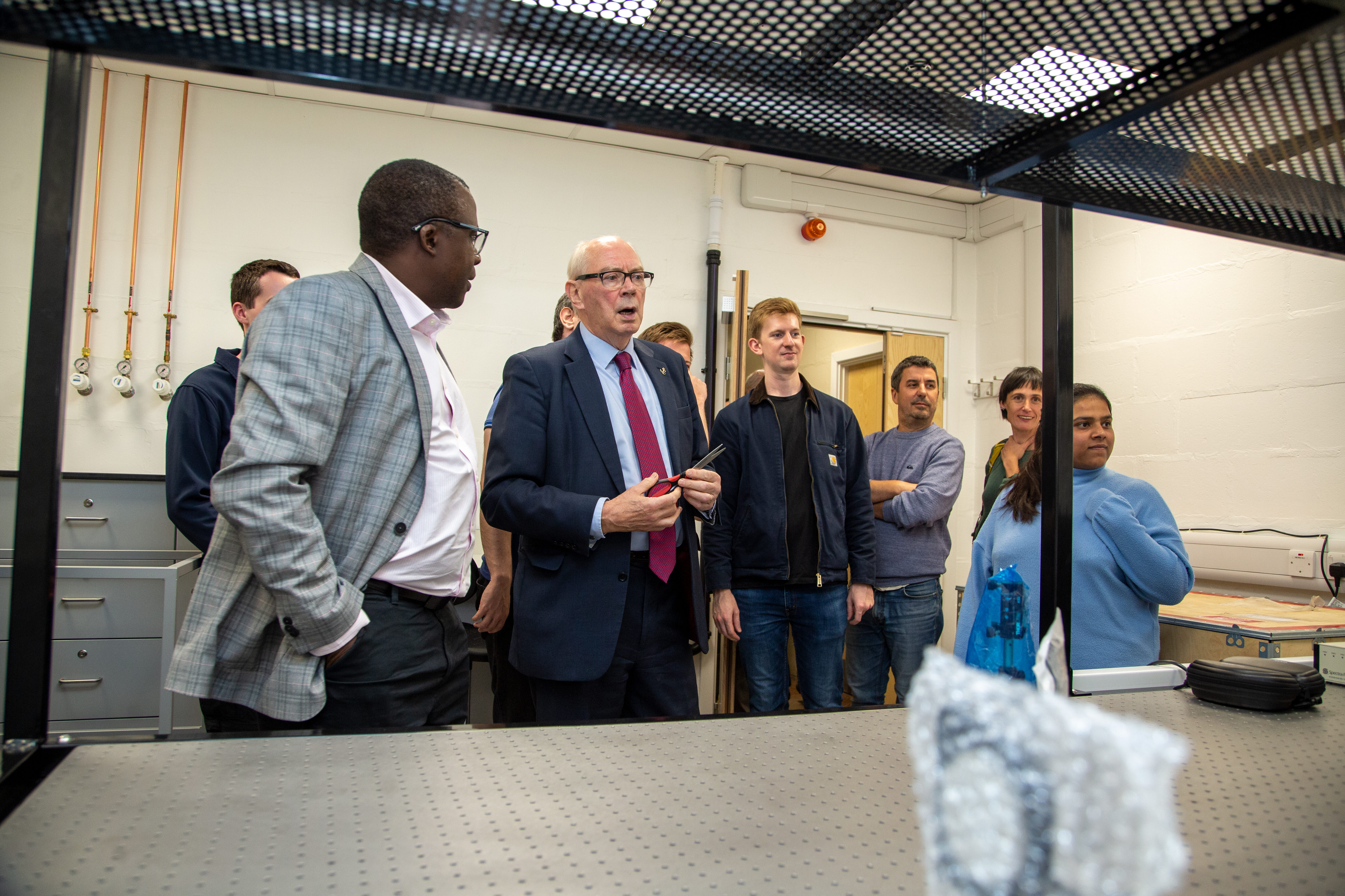 Brian Tanner in the NanoMagnomics lab