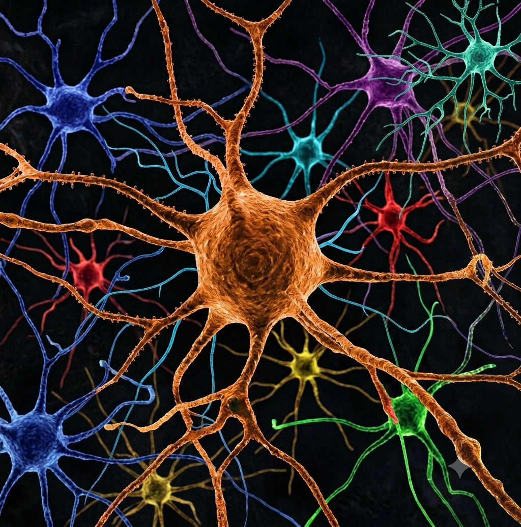 illustration of neurons