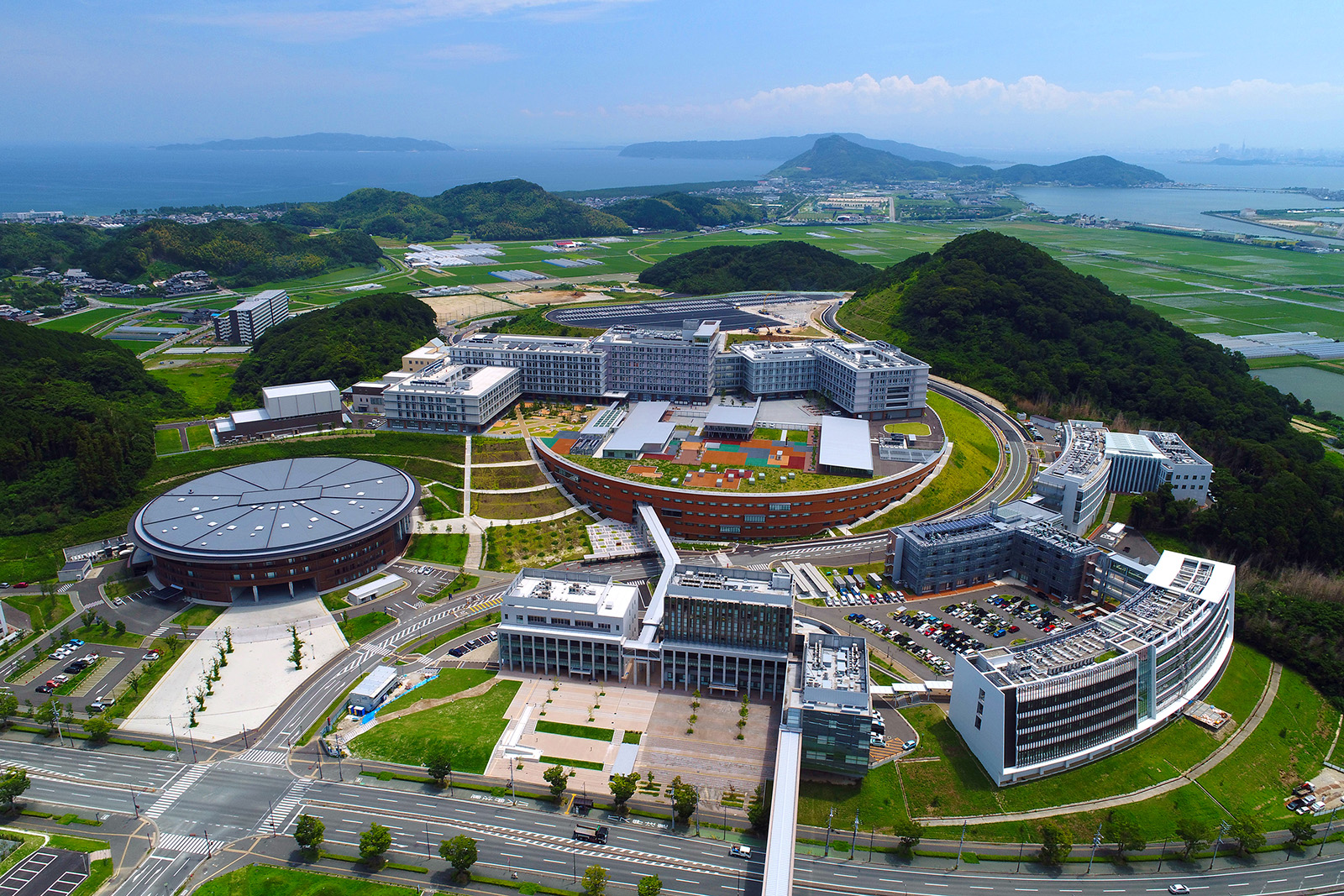 A view of Kyushu University Campus East