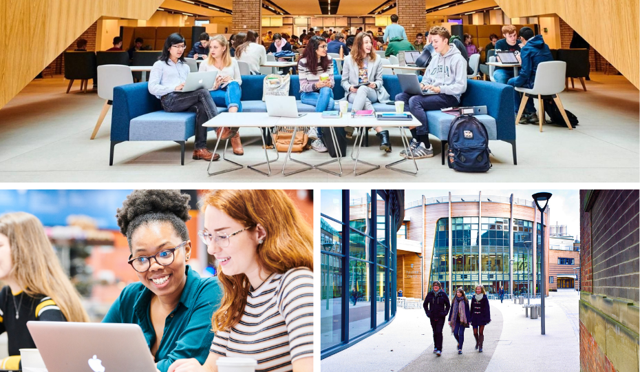 A montage of pictures from across the university.