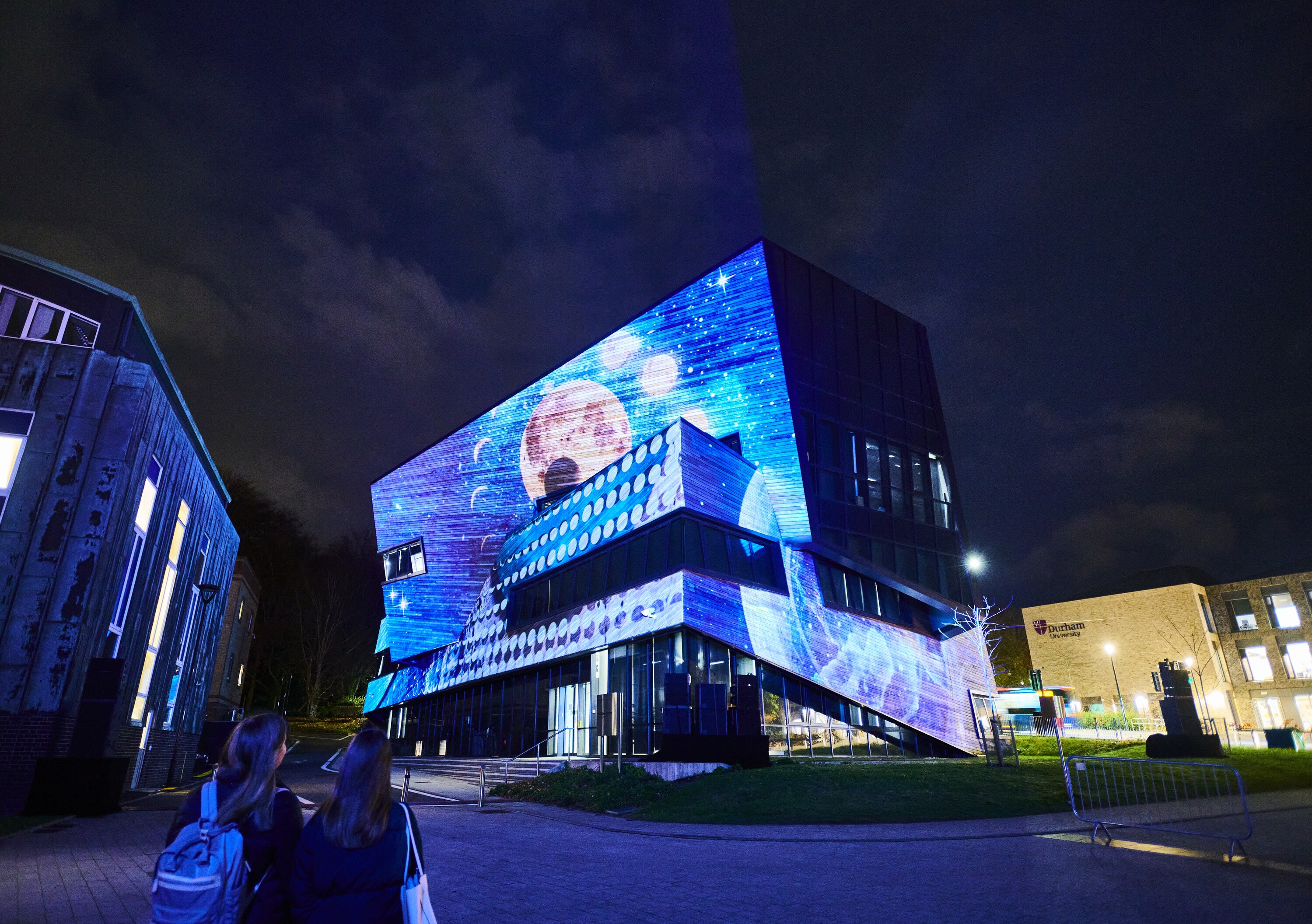 CHRONOS at Lumiere 2021 projected on the Ogden Centre for Fundamental Physics