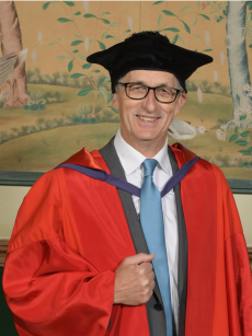 David Parker in congregation robes