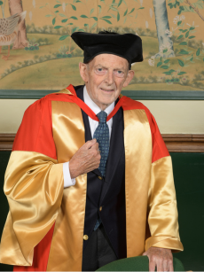 Paul Kennedy in congregation robes