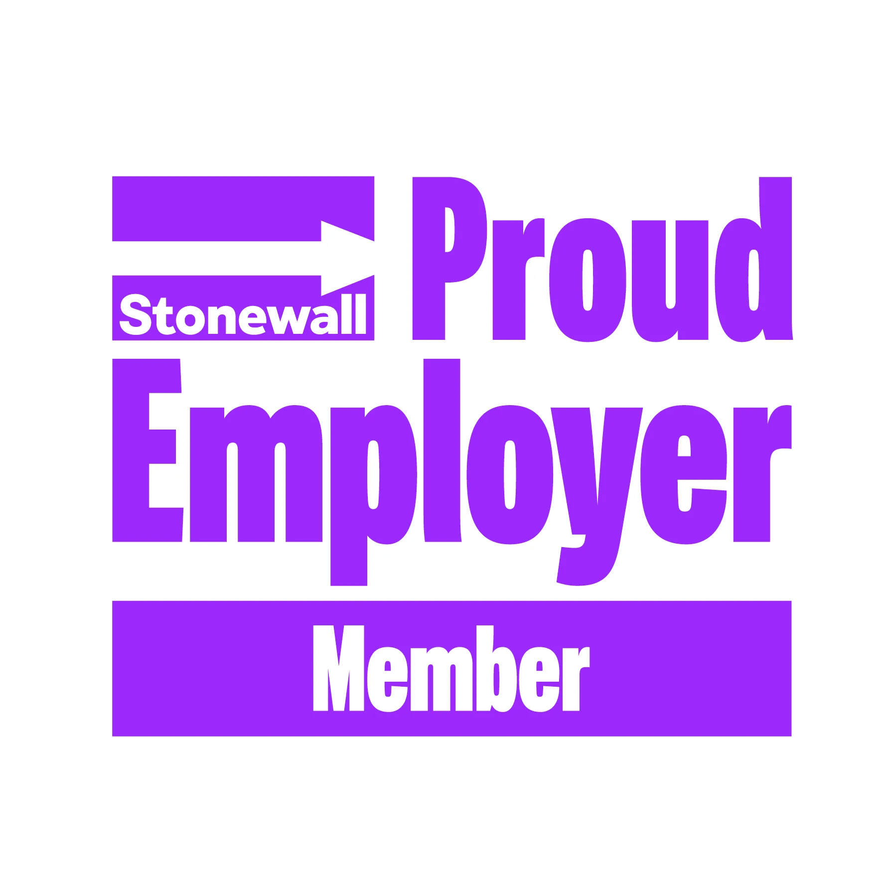 stonewall proud employer member logo