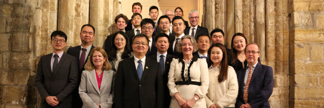 A delegation from Wuhan University visit Durham