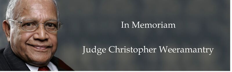 HE Judge CG and Rosemary Weeramantry Global Fellowship