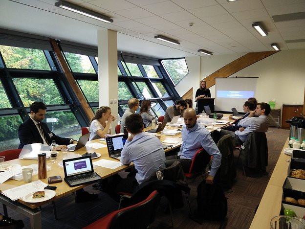 A bustling seminar in the Palatine Centre