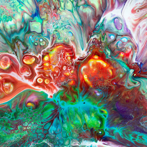 Graphic abstract art