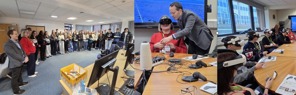 Durham Sixth Form geographers visit the IHRR for a virtual reality lesson