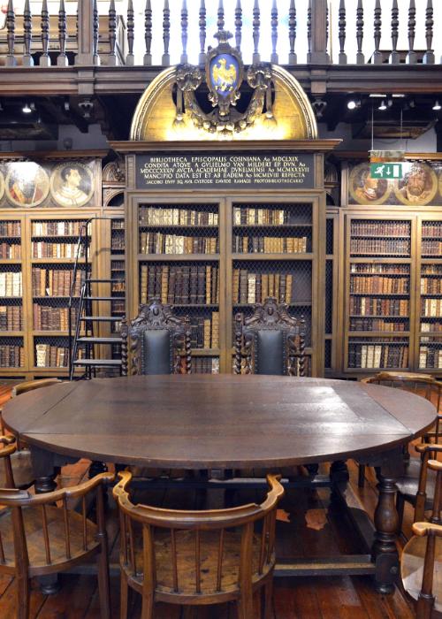 Cosin's Library interior